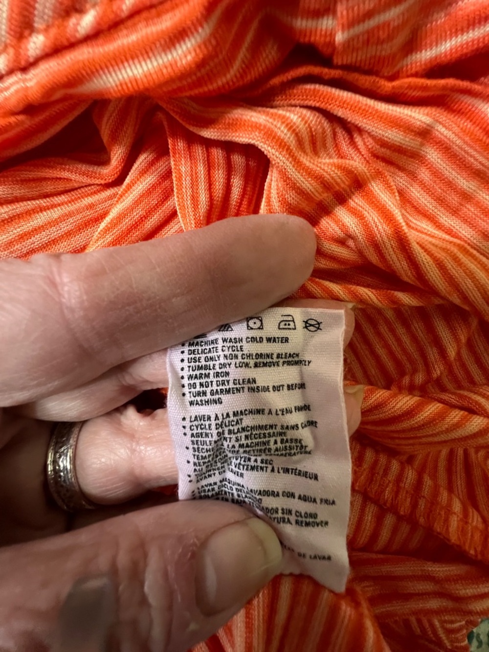New Era Orange Striped Baltimore Orioles Quarter-Zip Pullover - Picture 10 of 11